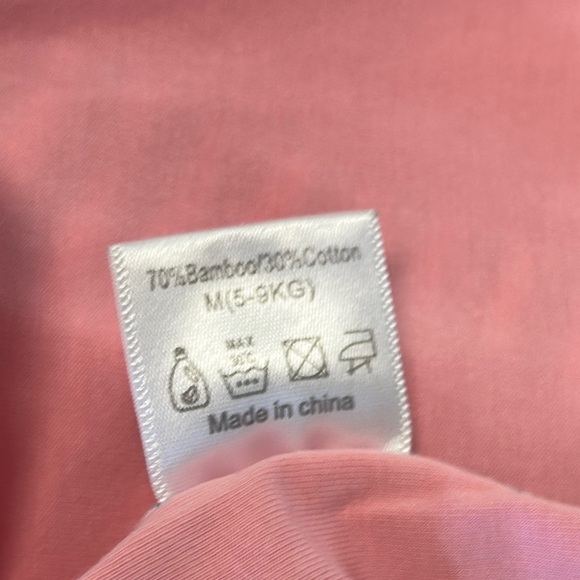 Insular - set of 3 Pink Baby Sleep Sacks with Striped Sleeves - Picture 3 of 6